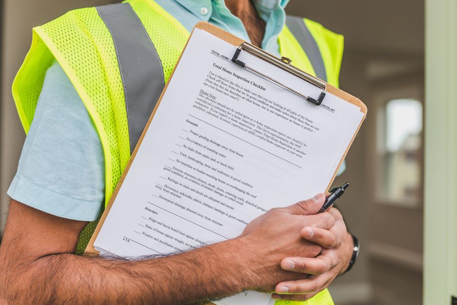 Home electrical inspection checklist being reviewed for a residential property in Boca Raton, FL